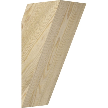 Ekena Millwork 6"W x 8"D x 16"H Traditional Rough Sawn Knee Brace, Douglas Fir BRC06X08X16TRA00RDF
